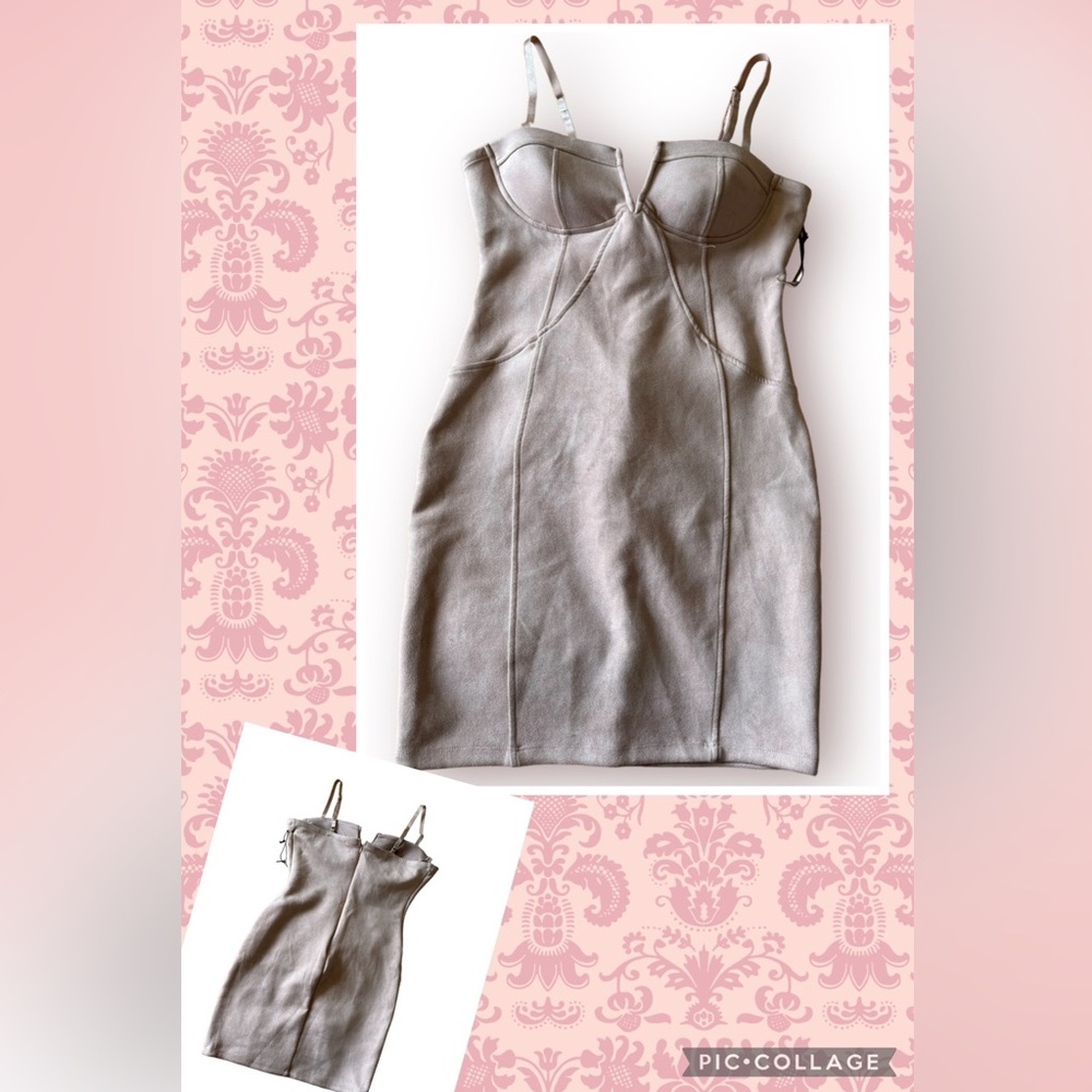 Rose pink women dress, size M.